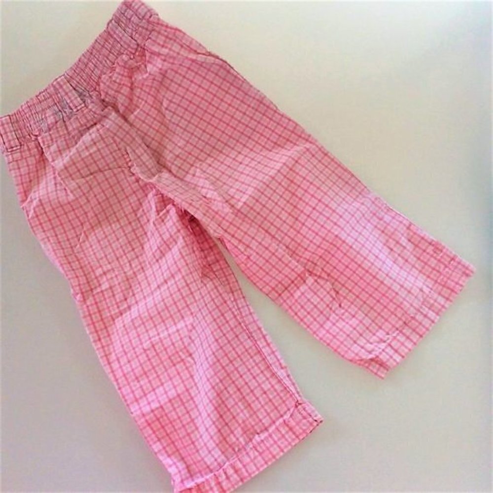 PINK PLAID CAPRIS - Picture 2 of 7